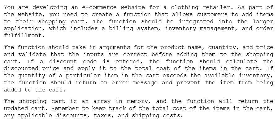Prompt example 